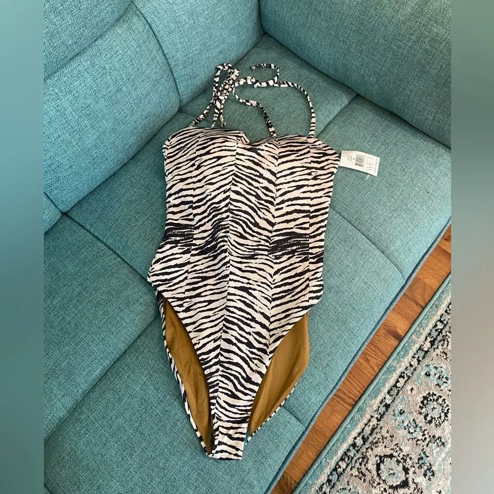 WET Swimwear | Seychelles-Grecia One Piece Swimsuit in Zebra | Swimsuit | NWT